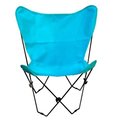 Algoma Net Algoma Net Company 405351 Butterfly Chair and Cover Combination with Black Frame - Teal 405351